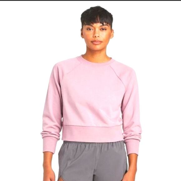 Purple Baja Cropped SWEATSHIRT - Picture 2 of 4